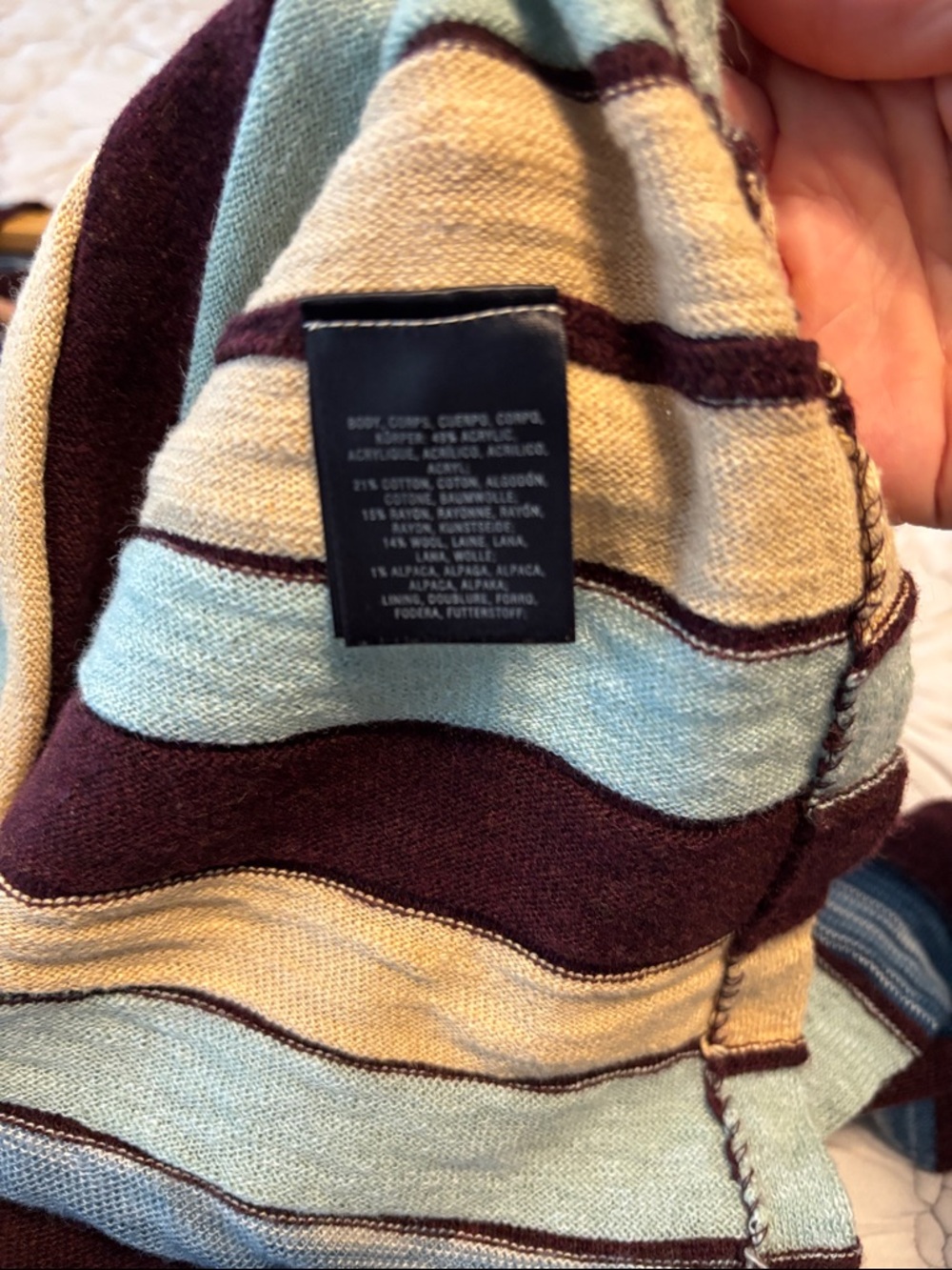 Anthropologie Moth Striped Sweater Dress - Picture 3 of 11